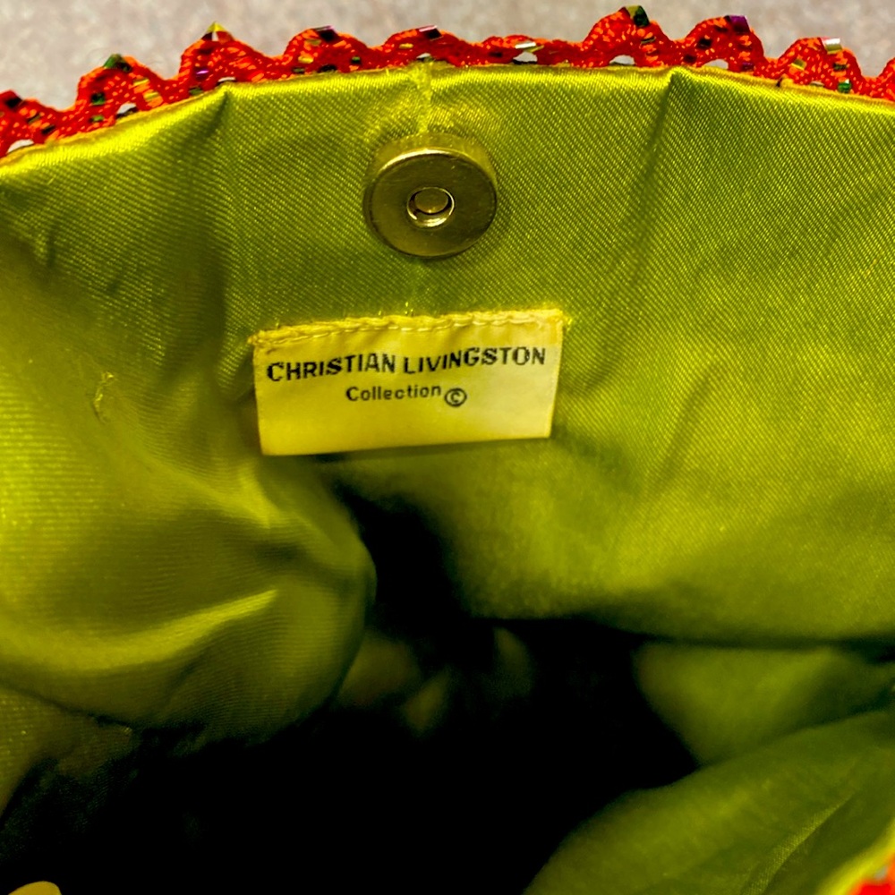 Gorgeous Christian Livingston Beaded Bag NWOT - Picture 5 of 5